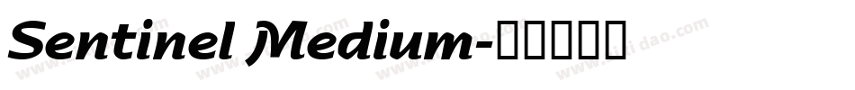 Sentinel Medium字体转换